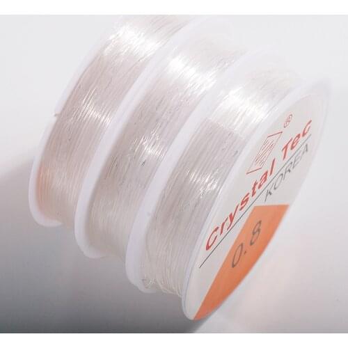 24M/Roll 0.4mm Crystal Elastic Cord Thread Jewelry Accessories Beading Line Fit DIY Bracelet Necklace Jewelry Tool
