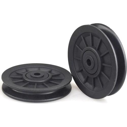 Wearproof Durable Nylon Bearing Pulley Wheel Cable Gym Fitness Equipment Part 105mm