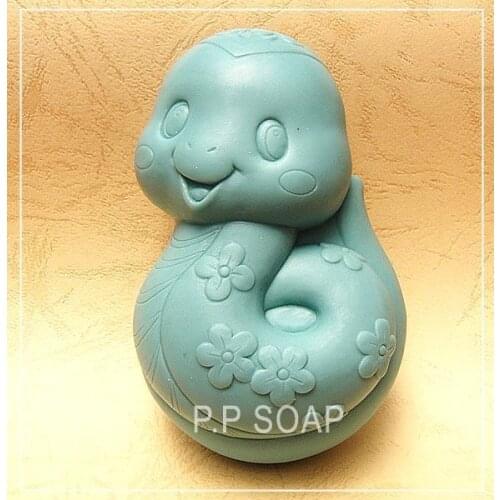 Snake Silicone Soap mold DIY Handmade Craft 3d soap molds S242