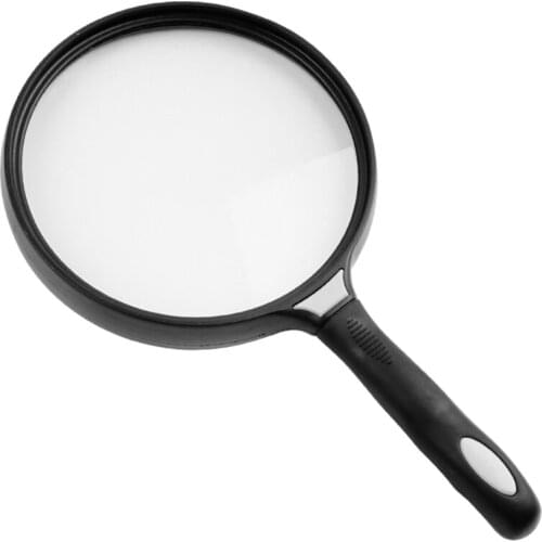 130mm Large Lens Handheld Magnifier 2.5X Reading Newspaper Map Magnifying Glass M17E