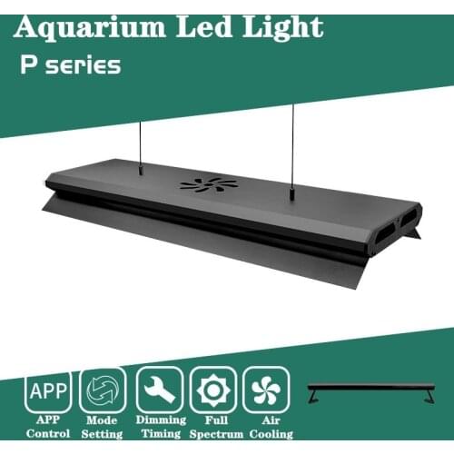 Plant Bluetooth LED Planted Aquarium Light Full Spectrum Dimmable LED Fish Tank Light for Plants Growing