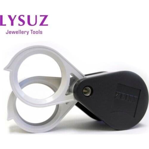 Zeiss D36 AR Jewellers Watch Double Pocket Diamond Gemstone Aplanatic Achromatic Pocket Magnifier Loupe x3 x6 x9