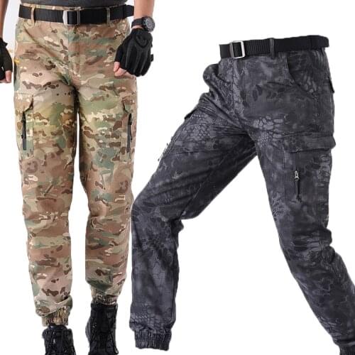 2021 Tactical Jogger Pants Men streetwear US Army Military Camouflage Cargo Pants Work Trousers Urban Casual Pants Free shipping