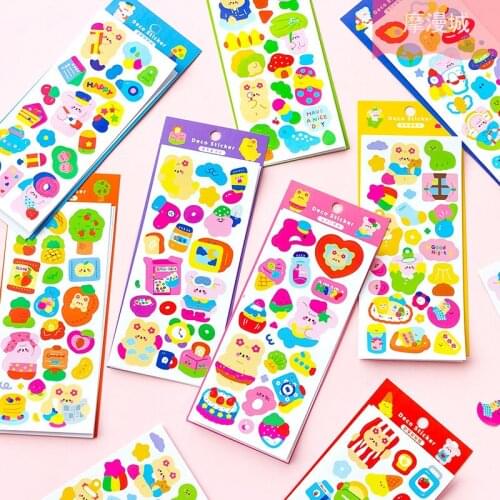 30sets/lot Kawaii Stationery Stickers Haha mobilization series pack sticker stickers Planner Decorative Mobile Stickers