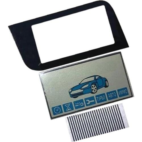 50 pcs/lot A93 LCD display Zebra Paper + A93 keychain Case Glass for Starline A93 lcd remote control Key Chain Fob display