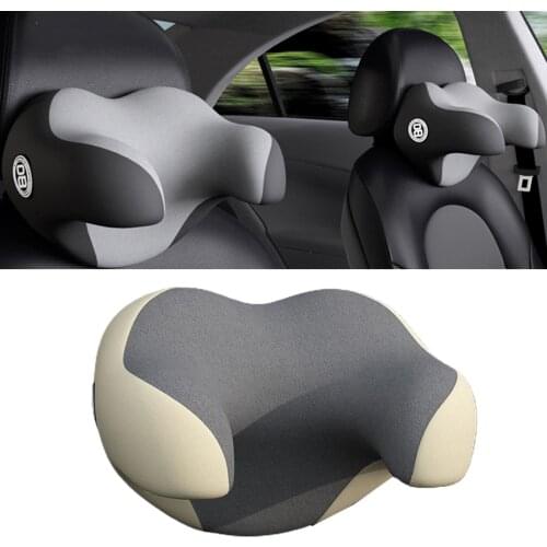 Car Auto Cushion Seat Memory Foam Pad Headrest Travel Sleeping Detachable