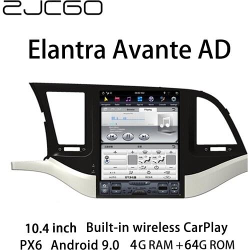 Car Multimedia Player Stereo GPS DVD Radio Navigation NAVI Android Screen for Hyundai Elantra Avante AD 2016~2020