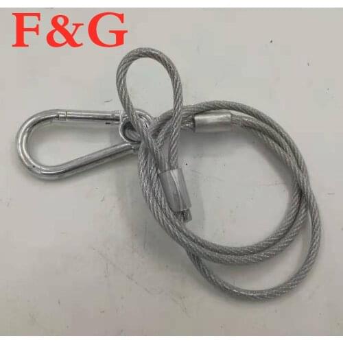 F&GEnvío Gratis 20 unids/lote 95 cm DJ de alambre de acero de luz de la etapa de seguridad cuerdas, Cables de seguridad para Par