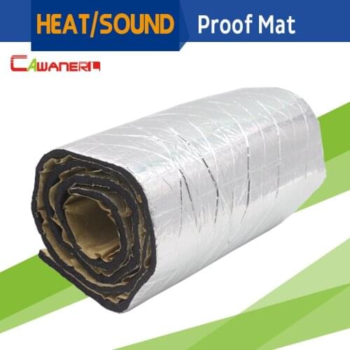Cawanerl 32" X 40" Car Firewall Ceiling Door Trunk Heat Sound Shield Deadener Insulation Material Proof Mat Anti Noise Deadening