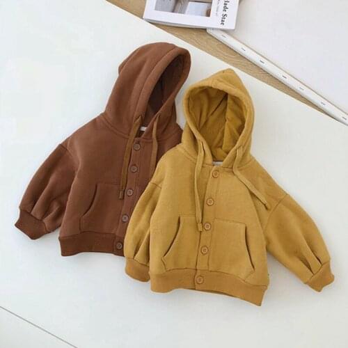 Autumn Winter Kids Clothes Hooded Girl Hoody Girls Coats Long Sleeve Little Girls Clothing Boys Hoodies