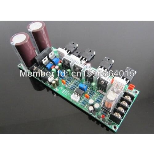 Diy kit 2.0 amp tube2sa1943 2sc5200 output 2.0 amplifier board tube rear discrete tube amplifier with protected add 5532