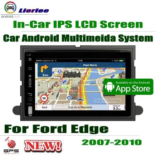For Ford Edge 2007 2008 2009 2010 HD Screen Android Car Radio display Stereo Audio Video GPS Navigation multimedia player System