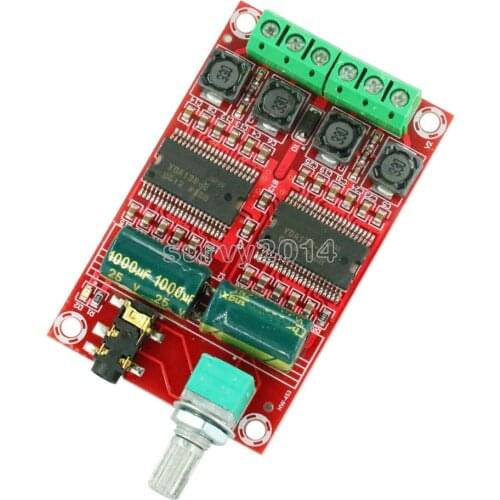 XH-M531 20W x 2 DC12-15V For Yamaha Digital Amplifier Board Stereo HIFI Class D Audio Amplifier Board YDA138-E