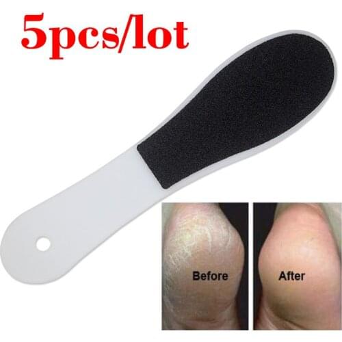 Kimcci 5pcs/lot Two Sided Pedicure Foot File Pedicure Foot Rasp Pumice Stone for Foot Care Grinding for the Feet Lima para Pies