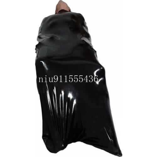 Handmade Unisex Latex Catsuit Sleep Bags Full Cover Bodysuit for Men