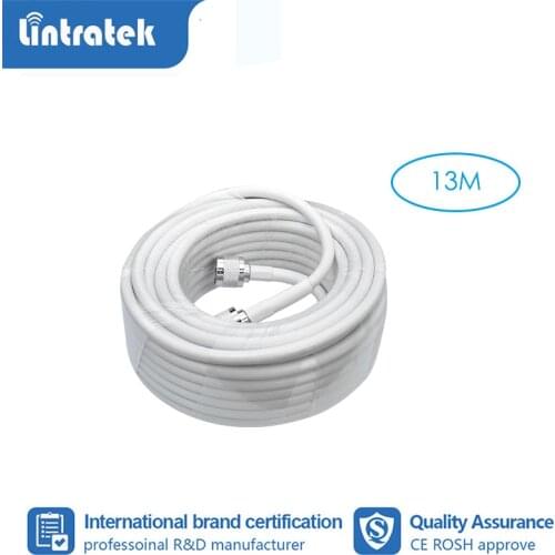 Lintratek 13 Meter Coaxial Cable N Male To N Male For Mobile Phone Signal Booster Repeater Amplifier #3