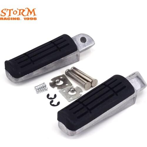 Motorcycle Rear Foot Pegs Footrest Pedals Aluminum For YAMAHA FJR1300 FZ1 FZ400 FZ6 FZ6R XJR400 XJR1200 XJR1300 XJ6