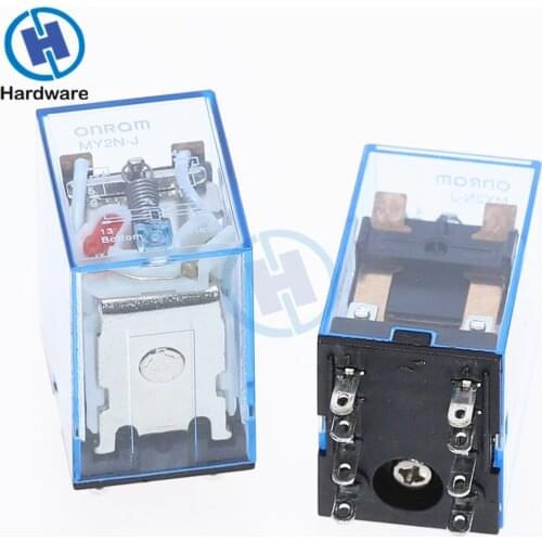MY2NJ Coil DC12V DC24V AC110V AC220V HH52P10A 220V Miniature Electromagnetic General Purpose Relay