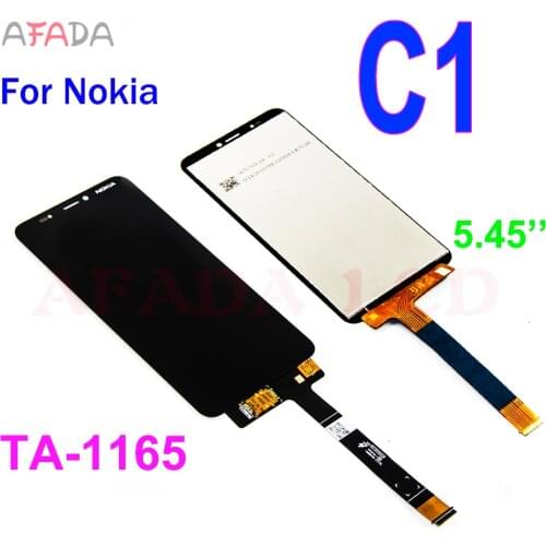 Original 5.45" LCD For Nokia C1 LCD Display Touch Screen Digitizer Assembly Replacement for Nokia C1 TA-1165 LCD Touch Screen