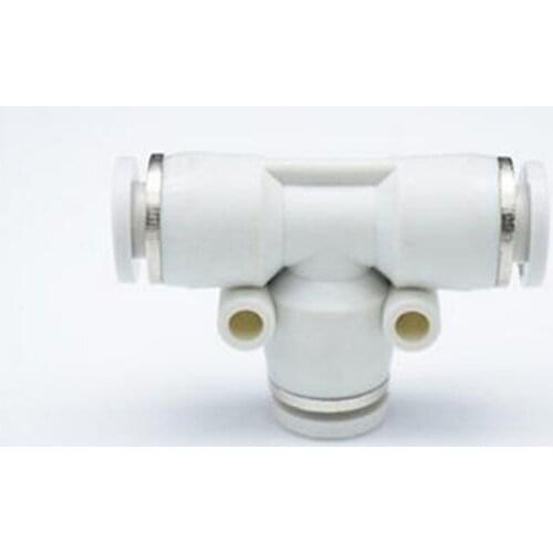 Pneumatic PE6/PE12 Tracheal Quick Plug Connector PE4 PE8 PE10 T-type Three-way PE16 Full Model