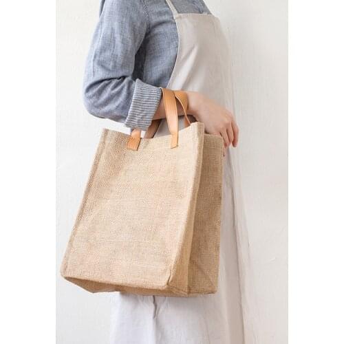Casual Linen Large Capacity Tote Designer Women Handbags Lady Big Shopper Bags Female Summer Beach Bag Bali Female Purse 2021