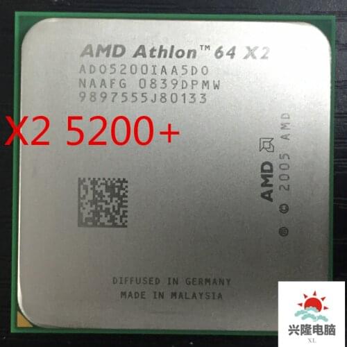 AMD Athlon 64 X2 5200+ x2 5200+ 2.7Ghz 1MB Cache AM2 socket 940 pin Dual core CPU processor