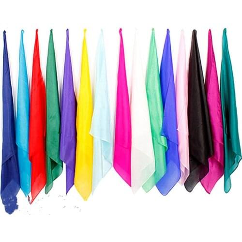 Professional Magician 90*90cm Silk Square Into Ultra-Thin Silk Scarf,Magic Silk,Magic Tricks,Stage,Accessories,Illusions,Comedy