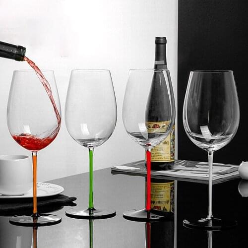 Luxury Crystal Wine Glasses Creative Goblet Glass Cup Drinking Glasses Bar Hotel Party Home Drinkware Fashion Wedding Accessory