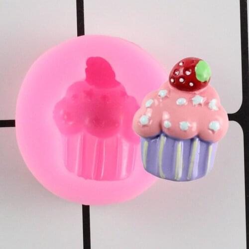 3D Ice Cream Silicone Mold DIY Baby Birthday Cake Decorating Tools Cupcake Topper Fondant Mould Chocolate Candy Clay Resin Molds