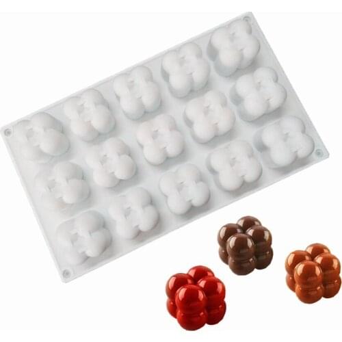 15 Even Small Magic Ball Shape SIlicone Mousse Cake Mold 3D Decorating Baking Tools DIY Cookie Dessrt Cake Pan Mould