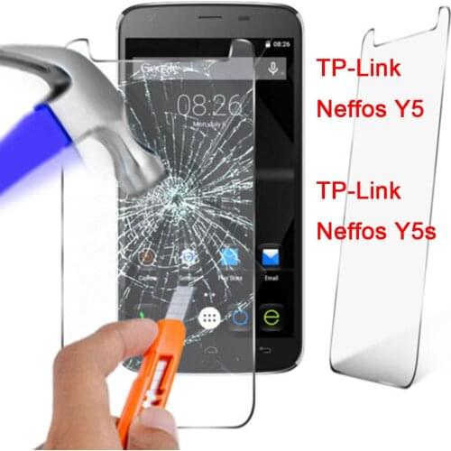 Smartphone 9H Tempered Glass for TP-Link Neffos Y5s Y5 5.0" Explosion-proof Protective Film Screen Protector cover phone
