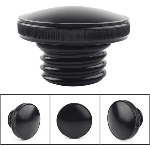 Motorcycle Fuel Gas Cap Tank Right-hand Thread Smooth For Harley Davidson Sportster Dyna Road King Softail XL 883 1200 1992-up
