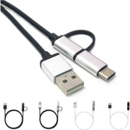 Universal Micro USB 2.0 Type C Cable Nylon Line And Metal Plug Type-C USB for One PlusTwo Oneplus Two 1+2 Type C Adapter
