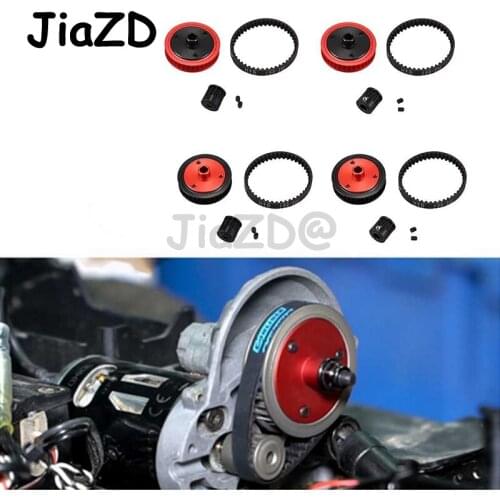 1 Set 3.2/5.0 Belt Drive Transmission Gears System for 1/10 RC Car Crawler Axial SCX10 & SCX10 II 90046 Upgrade DIY Parts K07