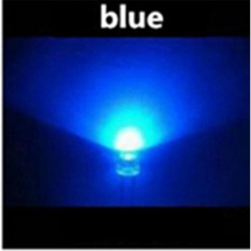 1000pcs/lot New 5mm Round Ultra Bright Blue LED Lamp Wavelength(nm)460-470,LED chips diode free shipping