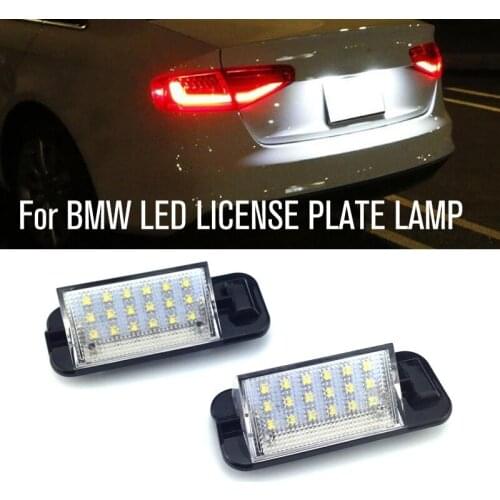 2Pcs Car LED Number Plate Lamp Bulbs For BMW E36 318i 318is 318ti 320i 323i 325i 325is 328i 328is M3 1992-1998