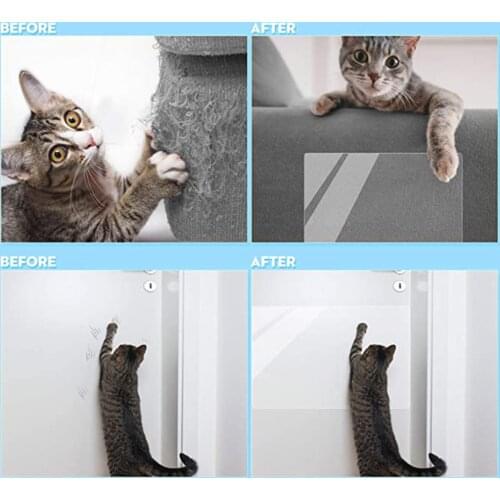 Anti Cat Deterrent Tape Anti Scratch Sofa Both Sides Film Nail Kit Wear Resistant Couch Armrest Tape Chair Legs Protector