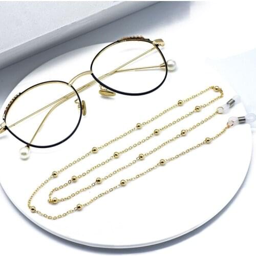 Fashion chain for glasses reading sunglasses chain lanyard cadena para gafas cordon womens neck chain glasses chains holder