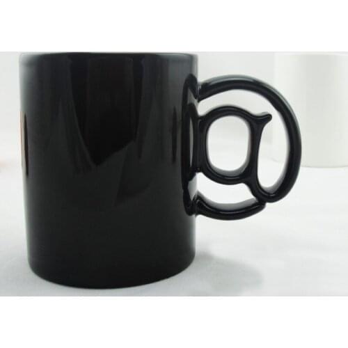 Big AT Handle shape Mug creative Ceramic Office Coffee Mug Tea Cup