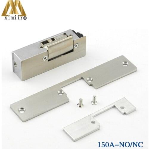 12V Electric Strike Lock NO Style Power To Open Fail Safe 150A Electric Lock Cathode lock For Door Access Control System