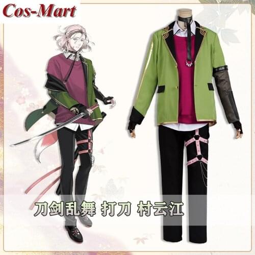 Game Sword Art Online Murakumo Gou Cosplay Costume Handsome Combat Unform Full Set Activity Party Role Play Clothing Custom-Make