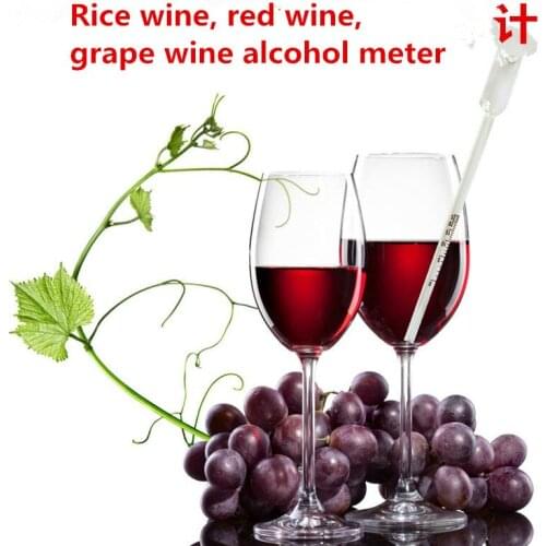 2PCS Alcohol meter Grape Wine Meter Measured fruit wine meter dedicated Measuring tool 0-25degree alcoholmeter rice wine meter