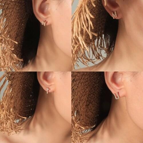 Stud Earrings L & N Rainbery China