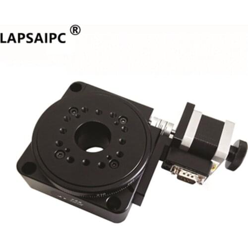 Lapsaipc PX110-100 Electric Rotary Stage ,Motorized Rotation Stage, Electric Rotating Platform, precision rotary desk