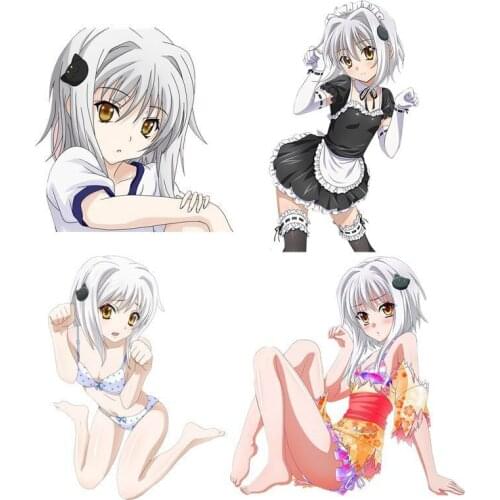 Hot High School DxD Koneko Toujou Anime Girl Car Sticker Vinyl Bike Decal Bumper Window Car Decals KK 15*12cm