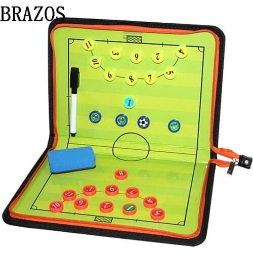 Zipper Futsal Tactic Board Magnetic Football Board Training Soccer Coach Futsal Ball Game Portable Football Coaching Voetbal