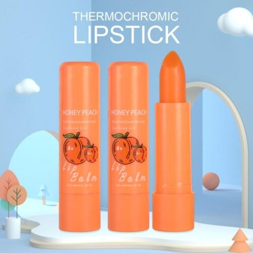 Natural Lip Balm Long-Lasting Peach Jelly Moisture Colorless Moisturizing Deep Repair Lasting Lipstick Makeup Cosmetic TSLM1
