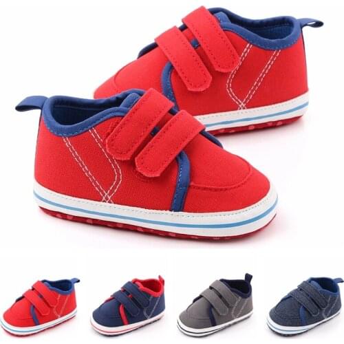 Newborn Prewalker Baby Boys Fashion Sneakers Soft sole Infant Baby Toddler Shoes First Walkers 0-12M
