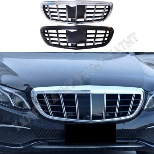 Car Front Racing Bumper Grille Elegant Upper Facelift For Mercedes Benz E-Class W213 2016 2017 2018 2019 For BRABUS Design