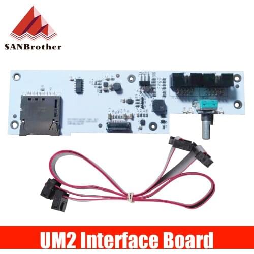 Ultimaker 2 Interface Board Integrated SD Card Slot + Encoding Navigation Keys Genuine Spot 3D Printer Parts free shipping
